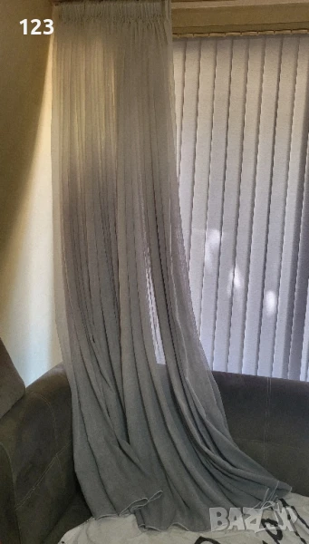 Завеса омбре сиво, снимка 1