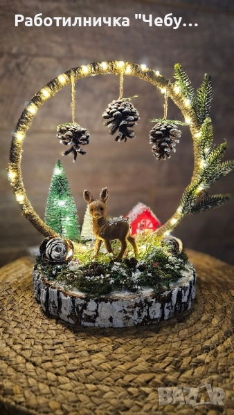 Коледна приказка върху дърво, снимка 1