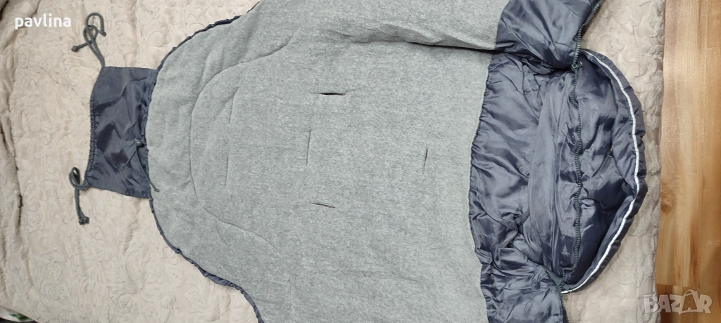 Зимен чувал за бебешка количка., снимка 1