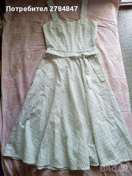 Лятна дамска рокля с презрамки , снимка 1