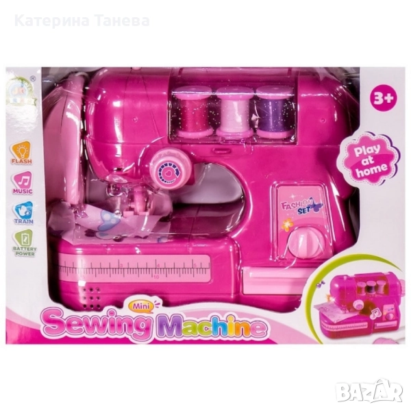 Детска шевна машина – музикална, с реалистични функции, снимка 1