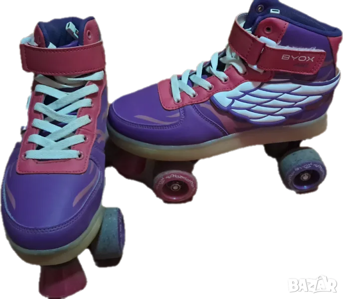  Ролкови кънки + предпазители , снимка 1
