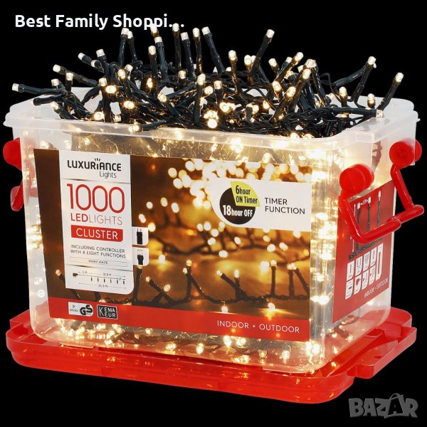 Луксозни LED 1000 лампички, снимка 1