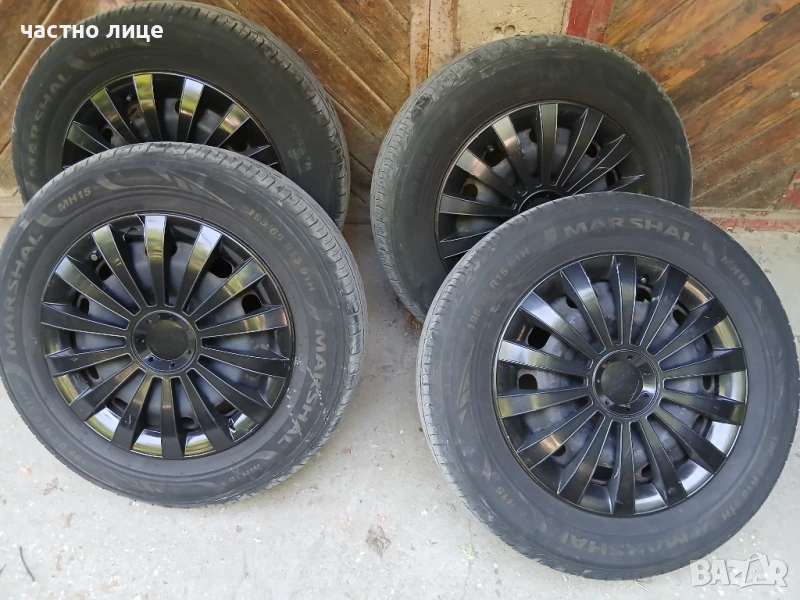 5х100 15 с гуми , снимка 1