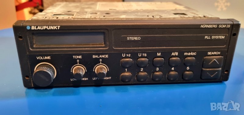 Vintage Blaupunkt Nurnberg SQM 29 Car Radio PLL система / Оранжев дисплей / Тествано, снимка 1