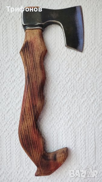 Брадва с троен захват на дръжката - ръчна изработка, снимка 1