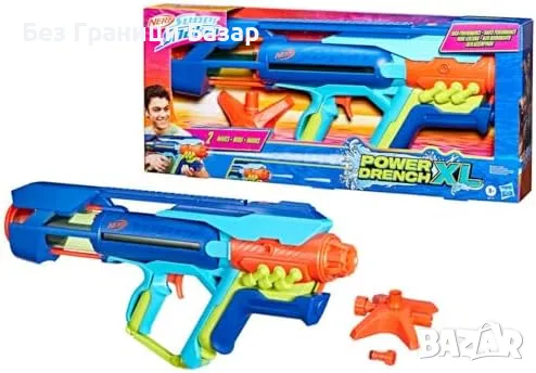 Нов Nerf Super Soaker Power Drench XL Воден Бластер с Мощна Струя вода, снимка 1