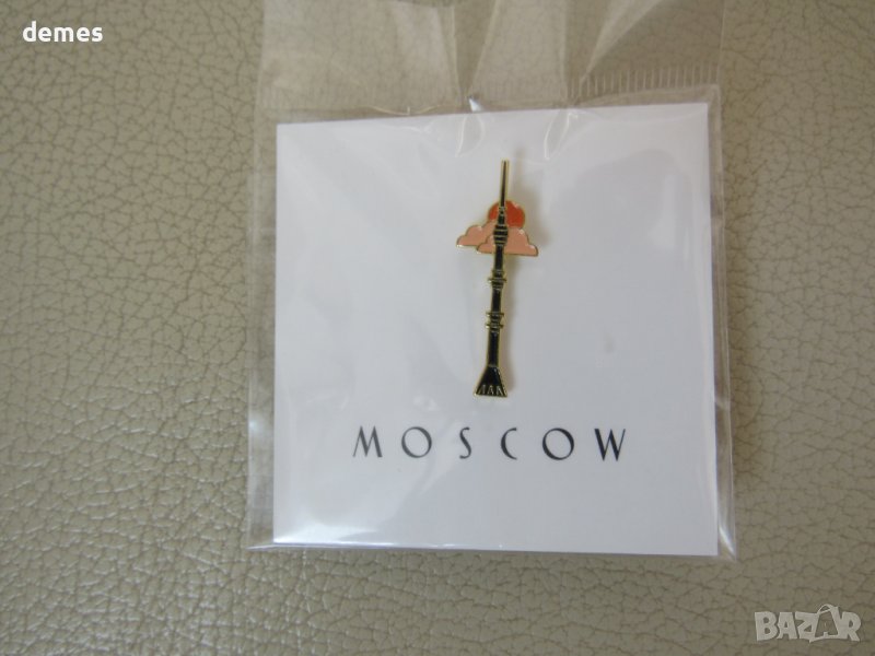 Луксозна значка - I Love Останкино, Москва, Русия, снимка 1