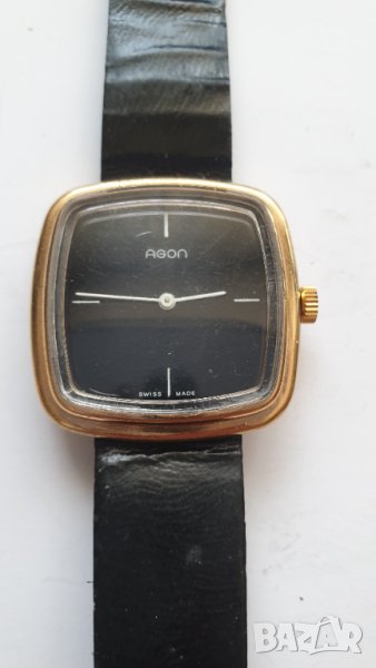 Механичен позлатен часовник Agon, снимка 1