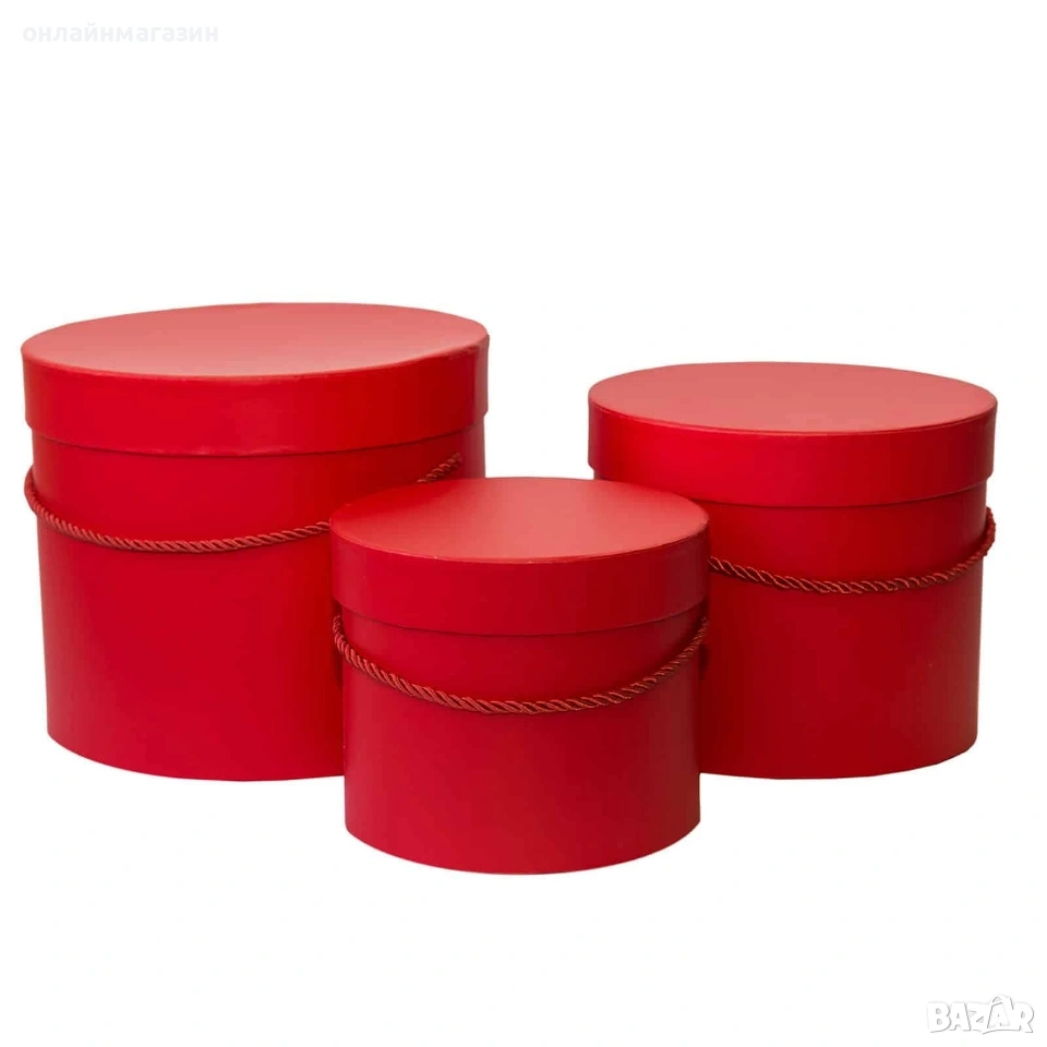 Подаръчни кутии с дръжка от въже, снимка 1