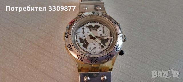 Часовник Swatch Chronograph, снимка 3 - Мъжки - 52965228