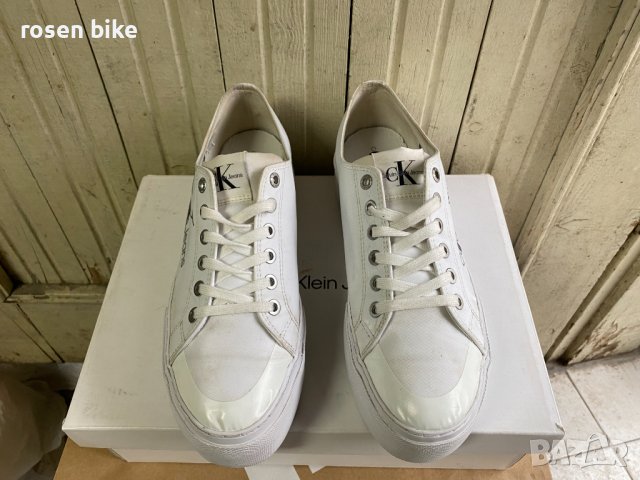 "CALVIN KLEIN JEANS Flatform Vulcanized Extra 1"оригинални сникърси 40 номер, снимка 4 - Кецове - 39314385