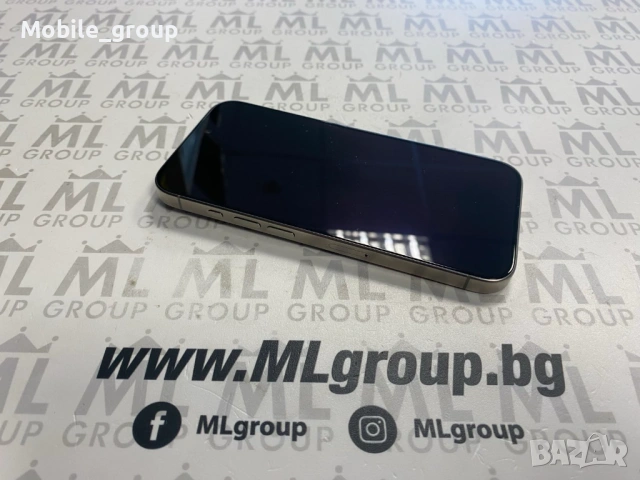 #MLgroup предлага iPhone 15 Pro 128GB Natural 84%, втора употреба., снимка 2 - Apple iPhone - 53454175