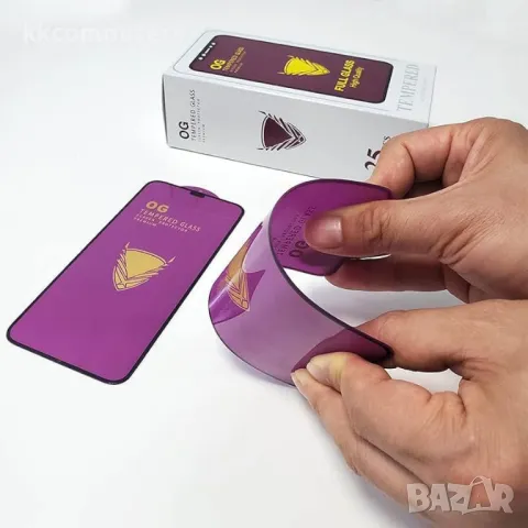 Golden Armor Стъклен screen protector за iPhone 16 Pro 6.3 / Черен / Баркод : 2403410