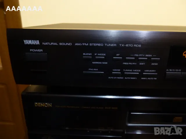 TUNER YAMAHA TX-670 RDS, снимка 7 - Ресийвъри, усилватели, смесителни пултове - 50213161