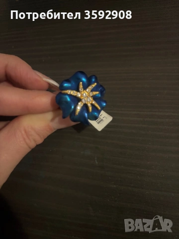 Пръстен цвете свар елементи , снимка 2 - Пръстени - 53036325