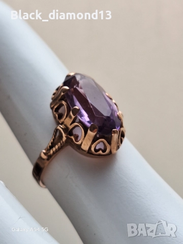 Златен Руски пръстен, снимка 2 - Пръстени - 52823709