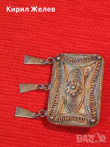 СТАРА СРЕБЪРНА ФИЛИГРАННА БРОШКА за КОЛЕКЦИЯ 8693, снимка 10 - Антикварни и старинни предмети - 30331196