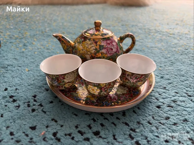 Китайски мини сервиз за чай, снимка 10 - Антикварни и старинни предмети - 55778214