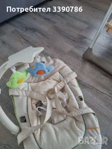Бебешки стол за хранене + шезлонг 2в1, снимка 7 - Столчета за хранене - 48079548
