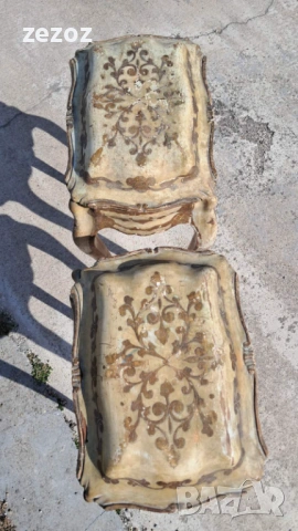 Ретро кутии на крака италиански, снимка 4 - Шкафове - 53767903