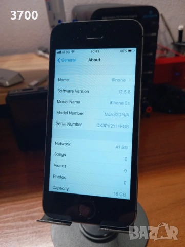 Iphone 5s  4"/16GB, снимка 2 - Apple iPhone - 53669742