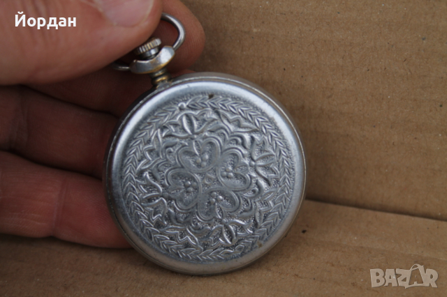 СССР джобен часовник ''Молния'', снимка 2 - Антикварни и старинни предмети - 44558781