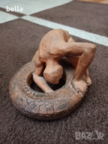 Авторска рядка  пластика на скулптура Продан Проданов от липна колекция не е показвана до сега , снимка 2 - Антикварни и старинни предмети - 51418806