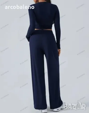 Елегантен дамски преходен комплект от две части, 4цвята , снимка 11 - Комплекти - 48370632