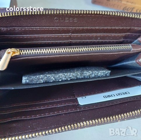 Луксозно кафяво портмоне  Guess  код SG-R32P, снимка 2 - Портфейли, портмонета - 41801312