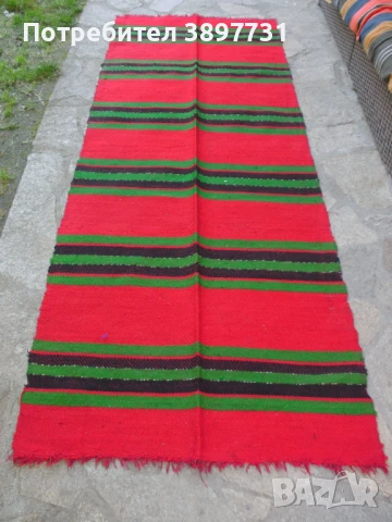 Уникална антична пътека от миналия век ! - вълнена, Нова !