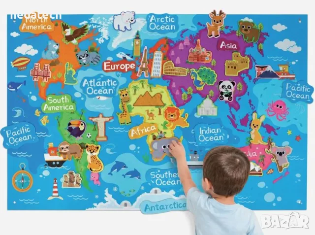Busy board филц карта 103Х70СМ
