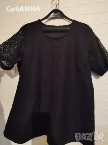 ДАНТЕЛЕНА ЕЛЕГАНТНА БЛУЗА 2XL, снимка 4 - Туники - 48571781