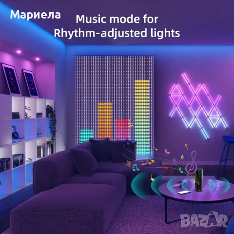 LED Светлинна Завеса 2х2 метра / 400 светодиода RGBW с IC приказни светлини, снимка 10 - Лед осветление - 48470078