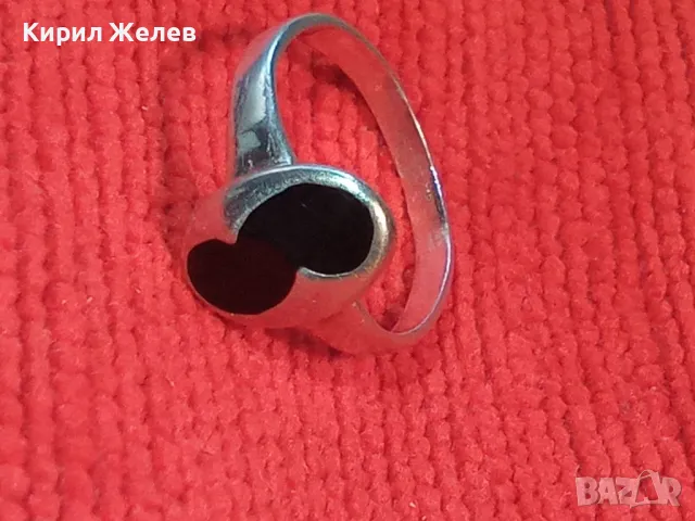 СТАР ЕМАЙЛИРАН СРЕБЪРЕН ПРЪСТЕН СРЕБРО ВИСОКА ПРОБА РЪЧНА АР НУВО ИЗРАБОТКА 25853, снимка 9 - Антикварни и старинни предмети - 48986866