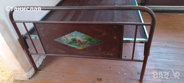 Ретро метално легло, снимка 2 - Антикварни и старинни предмети - 52284023