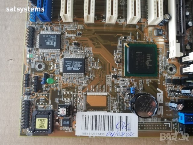 Дънна платка Asus P4PE Socket 478 CPU+FAN, снимка 7 - Дънни платки - 42084092