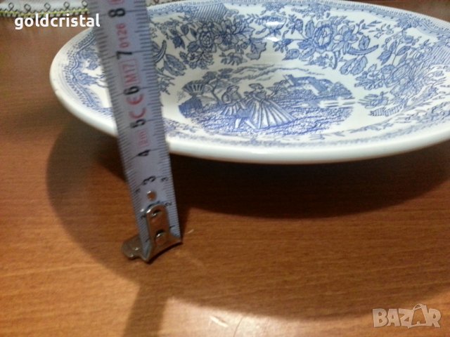 Стар порцелан купа чиния, снимка 3 - Антикварни и старинни предмети - 44343879
