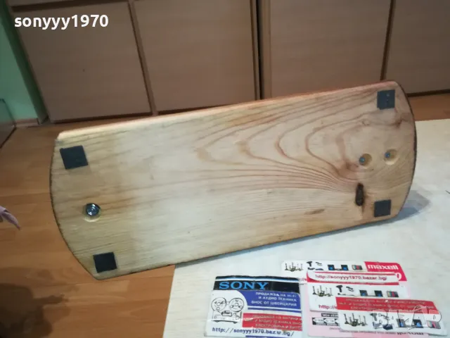 ДЪРВЕНА СТОЙКА-ПОСТАВКА ЗА ШИШОВЕ ИЛИ ДРУГО 50СМ 2901250734, снимка 9 - Антикварни и старинни предмети - 48873240