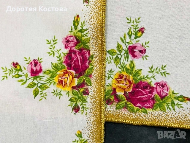 ROYAL ALERT красиви текстилни салфетки от Англия, снимка 3 - Антикварни и старинни предмети - 53865086