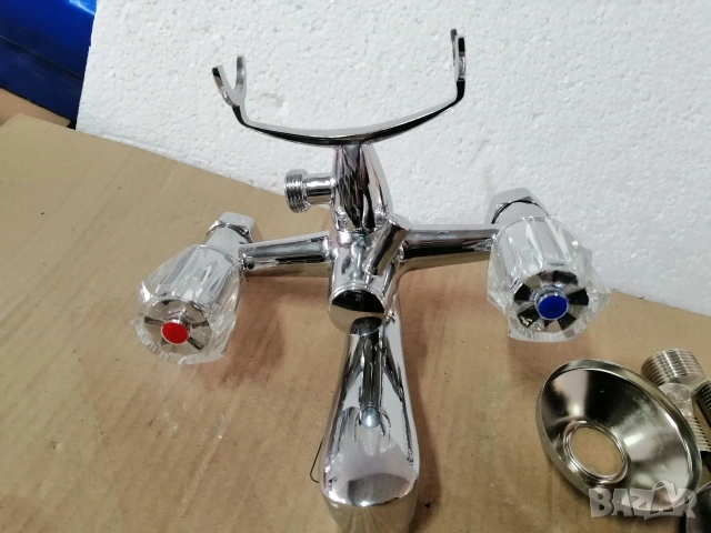 Смесител за баня INTER CERAMIC ДУНАВ , снимка 8 - Смесители - 53871581