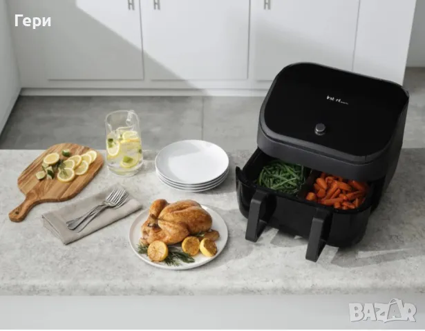 Instant Vortex PLUS VersaZone Air Fryer 8.5 л. Еър фраер, снимка 9 - Фритюрници - 50182061