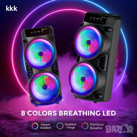 Преносим  високоговорител, снимка 4 - Bluetooth тонколони - 53822415