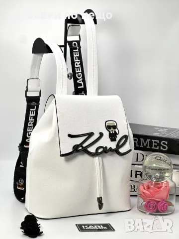 Дамска раница - Karl Lagerfeld Код D1460, снимка 7 - Раници - 48244398