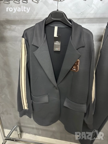 Спортно-елегантен дамски комплект със сако Различни цветове💫, снимка 5 - Комплекти - 52183411