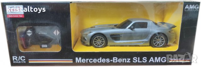 RASTAR Кола Mercedes-Benz SLS AMG Radio/C 1:18, снимка 2 - Коли, камиони, мотори, писти - 34343110