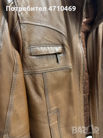 Кожено яке от естествена кожа, снимка 2 - Якета - 53452589