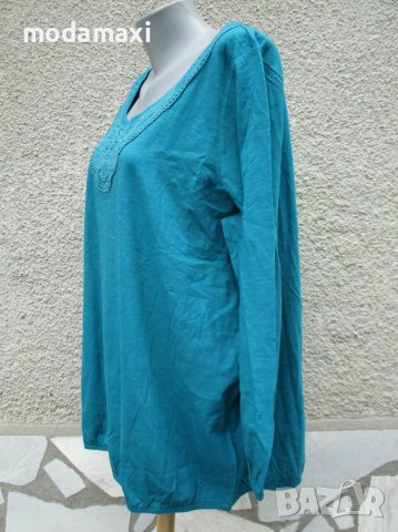 4XL  Нова блуза Sheego с дантела , снимка 3 - Туники - 40751297