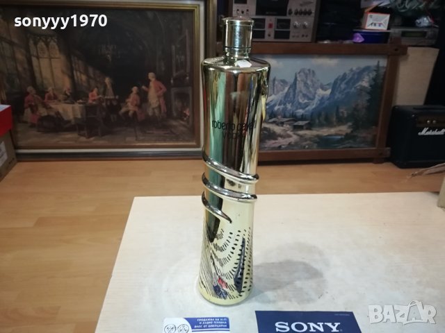 ЗЛАТНО ШИШЕ ОТ ВОДКА-ROBERTO CAVALLI 0907231717, снимка 2 - Колекции - 41497362