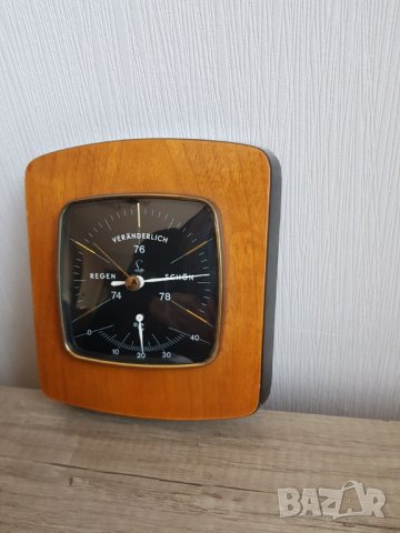 Стар немски барометър, снимка 3 - Антикварни и старинни предмети - 38806750